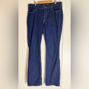 Old Navy Dark Blue Boot Cut Jeans, Size 12